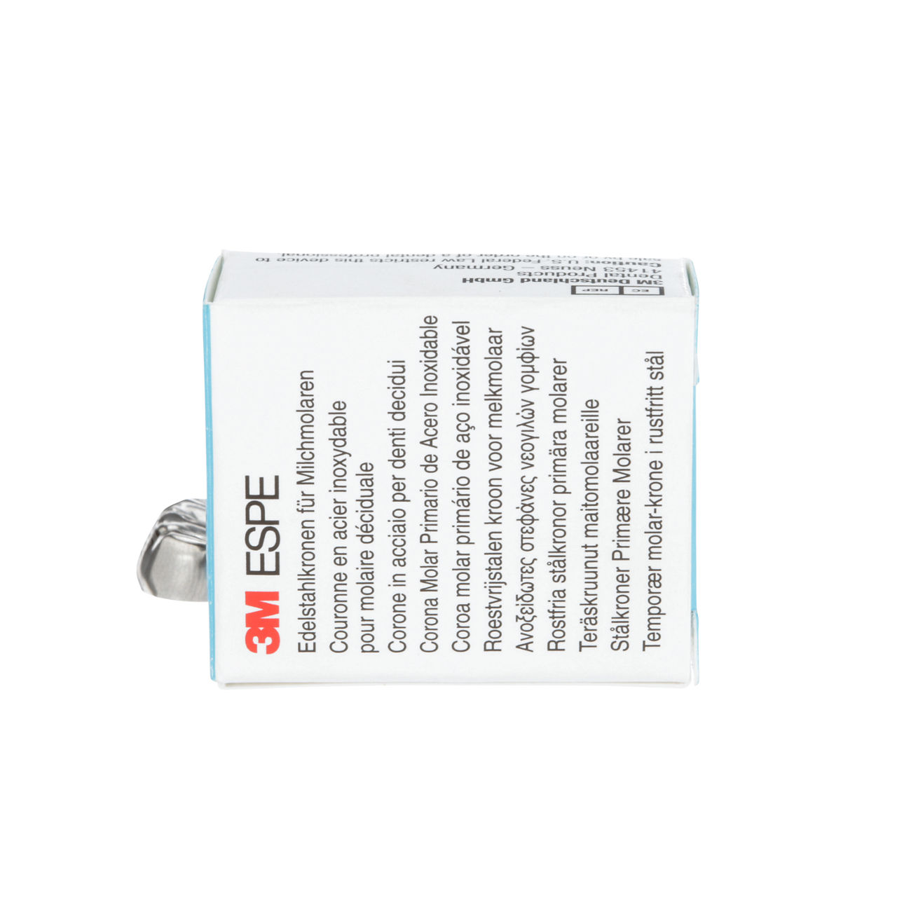 3M ESPE Stainless Steel Second Primary Molar Replacement Crown Refills, E-LR-7, lower right