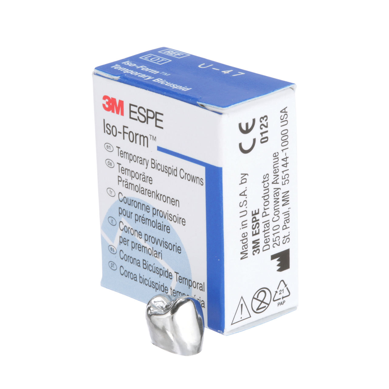 U-47 ION ISO BICUSP REPLACE CRN 5/PAC