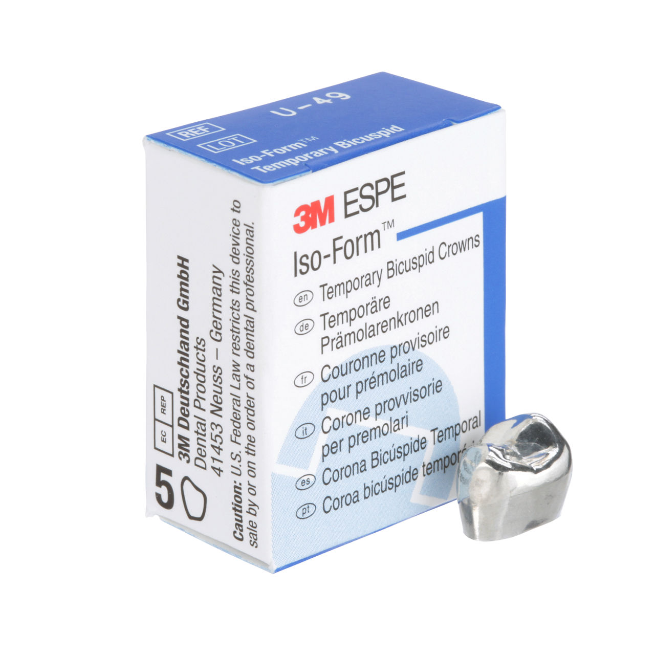 U-49 ION ISO BICUSP REPLACE CRN 5/PAC