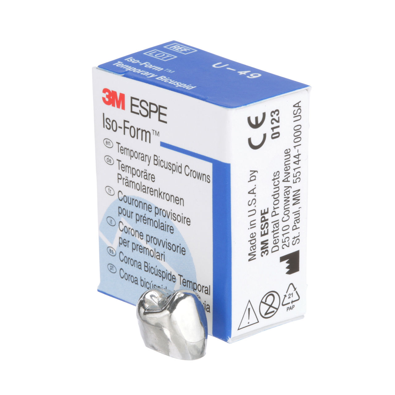 U-49 ION ISO BICUSP REPLACE CRN 5/PAC