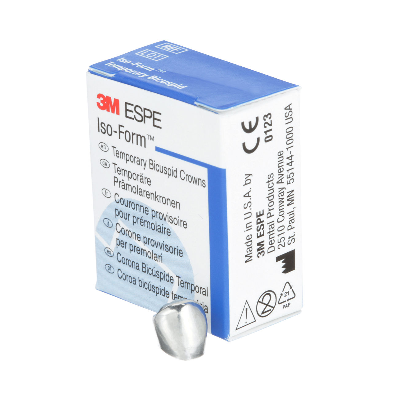 3M ESPE Iso-Form Temporary First Bicuspid Crown, L-46, lower right