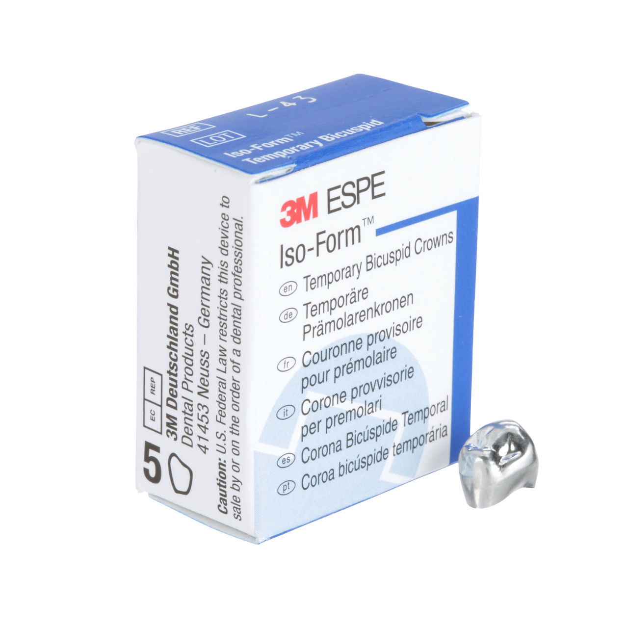 L-43 ION ISO BICUSP REPLACE CRN 5/PAC