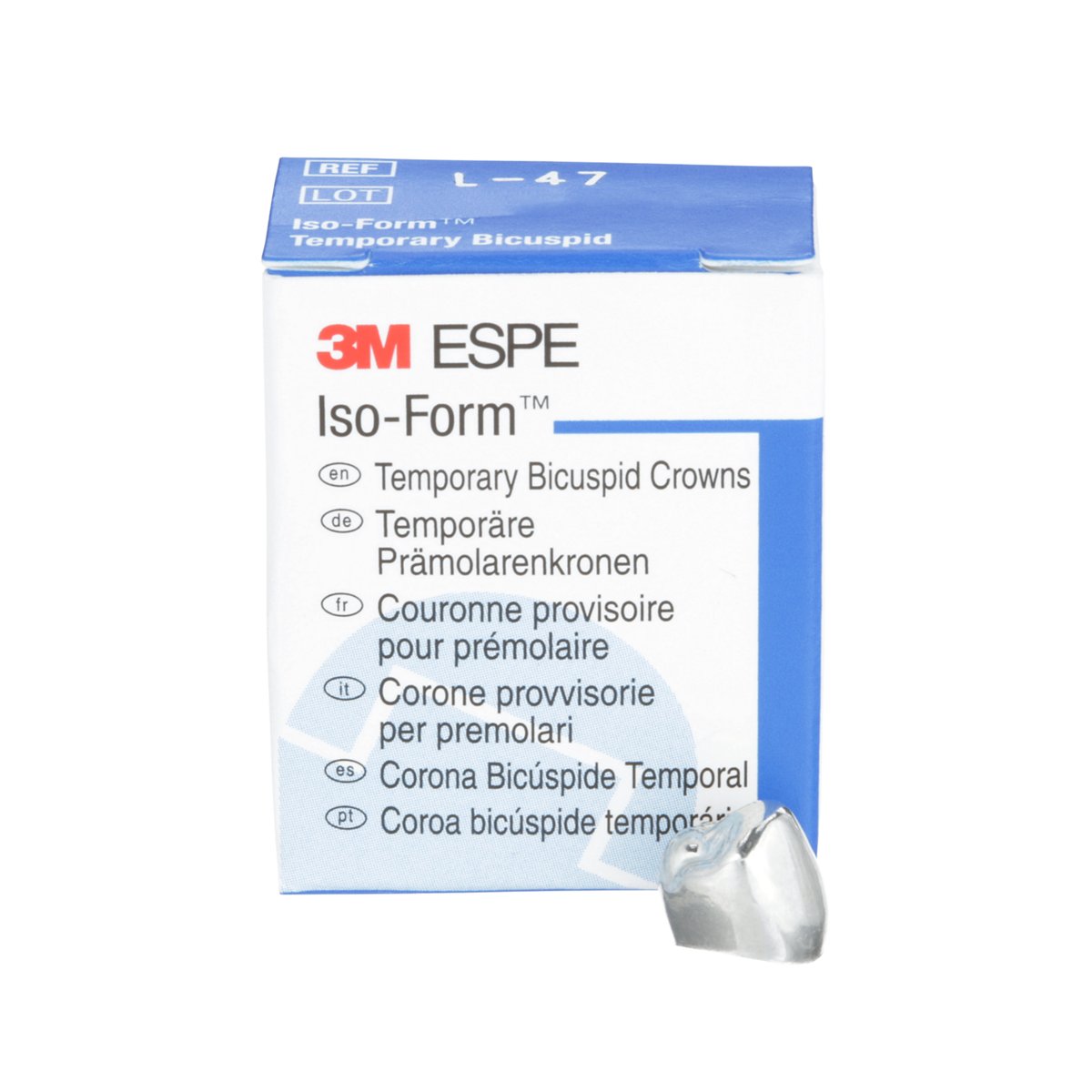 3M Iso-Form Temporary Crowns, Tin-Silver Alloy