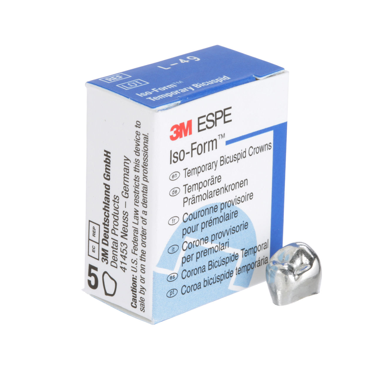 L-49 ION ISO BICUSP REPLACE CRN 5/PAC