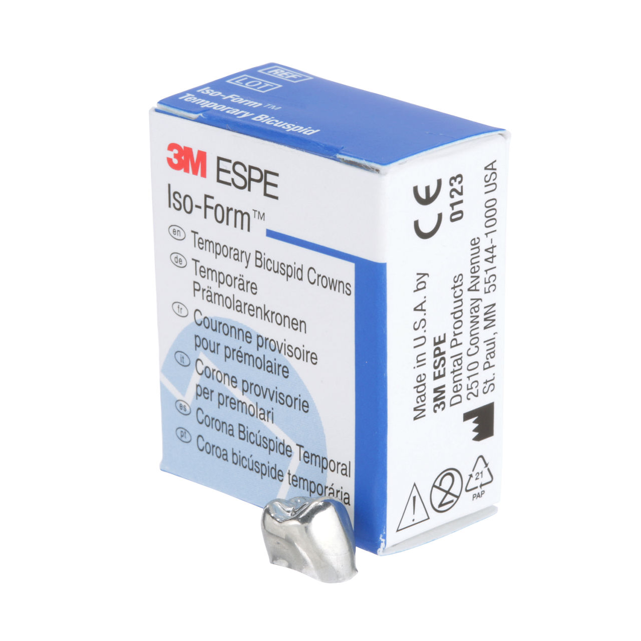 3M ESPE Iso-Form Second Bicuspid Replacement Crown, L-52, lower right