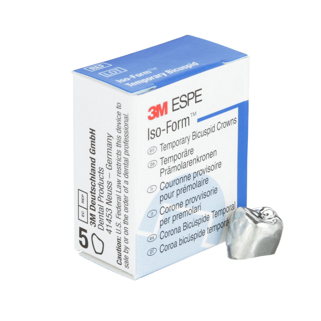 3M ESPE Iso-Form Second Bicuspid Replacement Crown, L-5, lower right