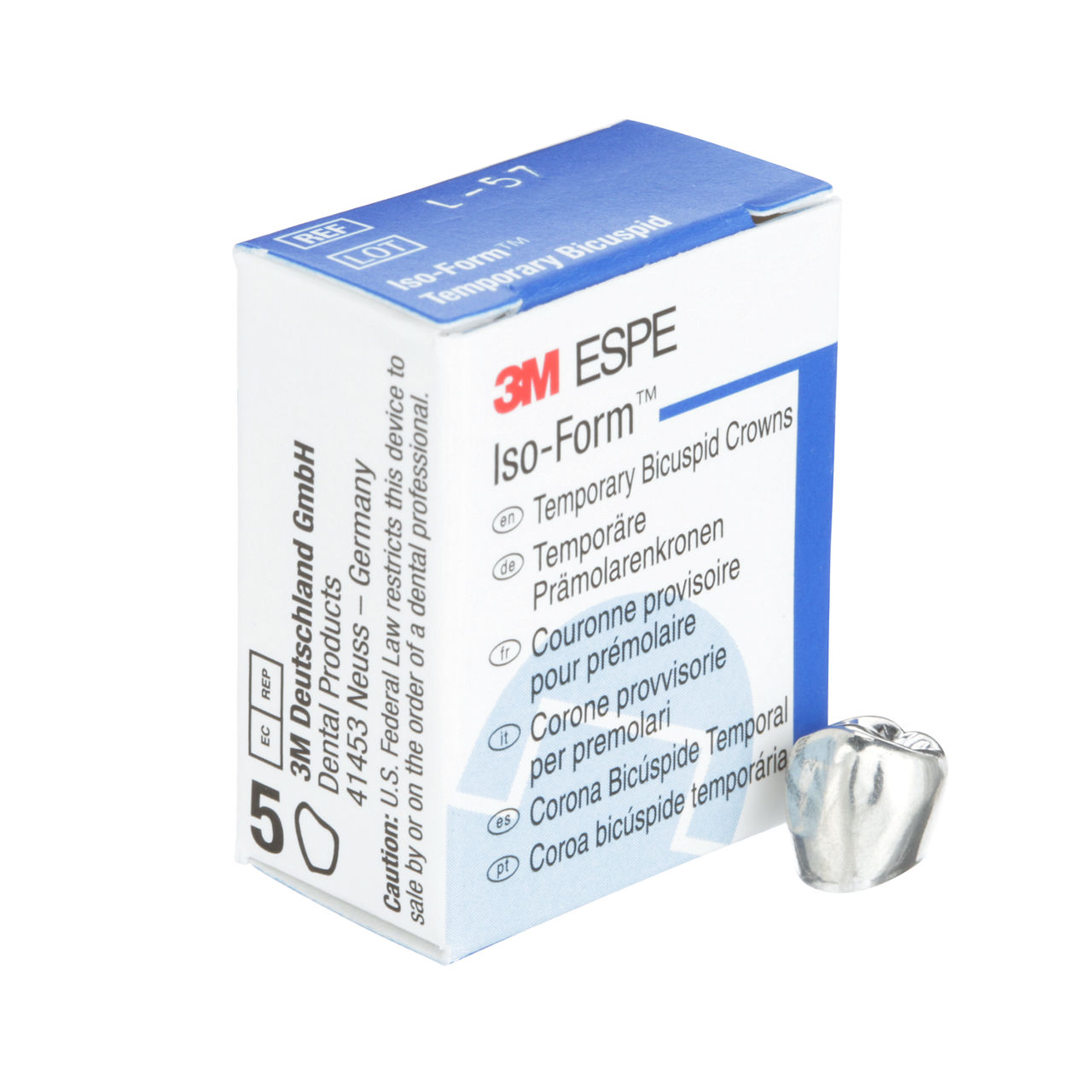 L-57 ION ISO BICUSP REPLACE CRN 5/PAC