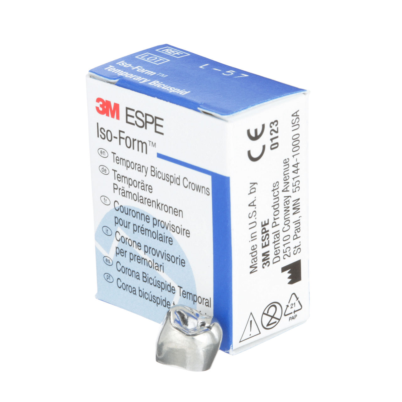 L-57 ION ISO BICUSP REPLACE CRN 5/PAC