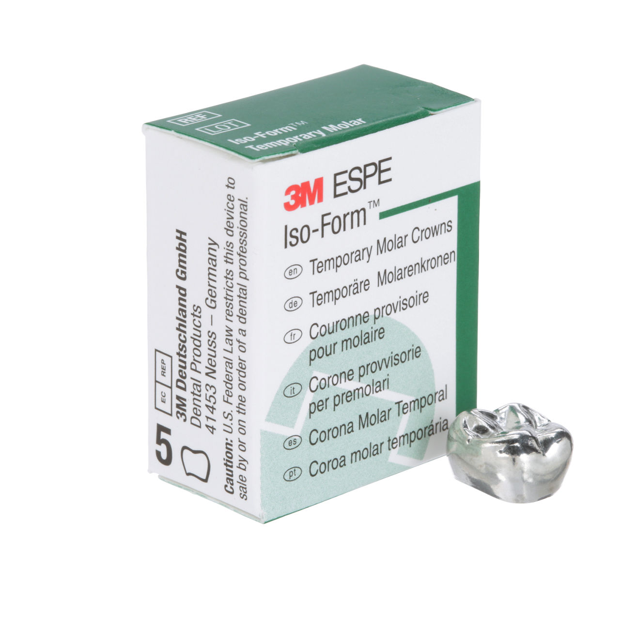 3M ESPE Iso-Form First Molar Replacement Crown, U-60, upper right