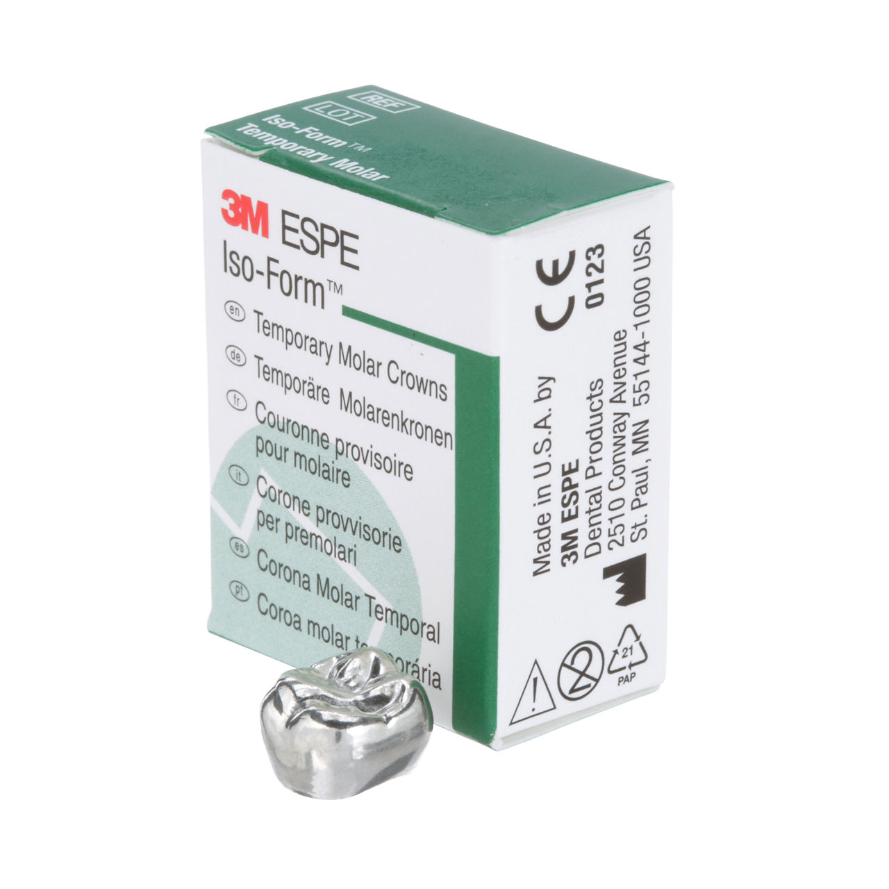 3M ESPE Iso-Form First Molar Replacement Crown, U-60, upper right