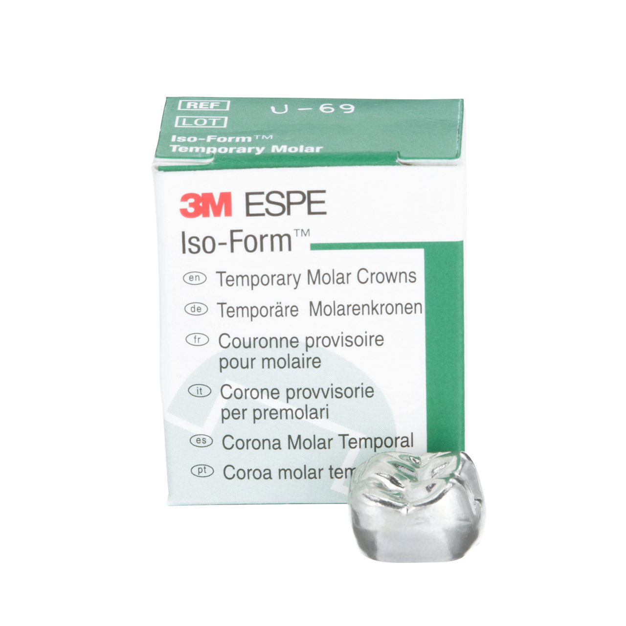 U-69 ISOFORM MOLAR REPLACE CRN (5/BOX)