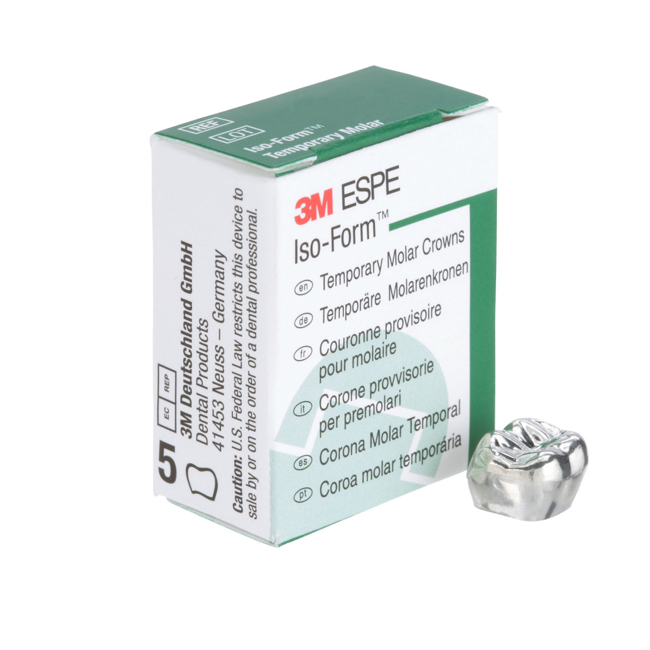 3M ESPE Iso-Form First Molar Replacement Crown, L-60, lower right