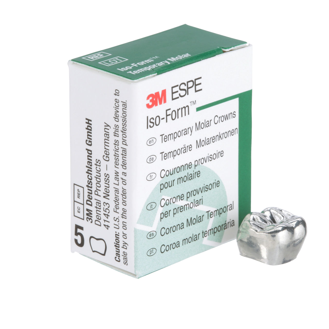 3M ESPE Iso-Form First Molar Replacement Crown, L-66, lower right