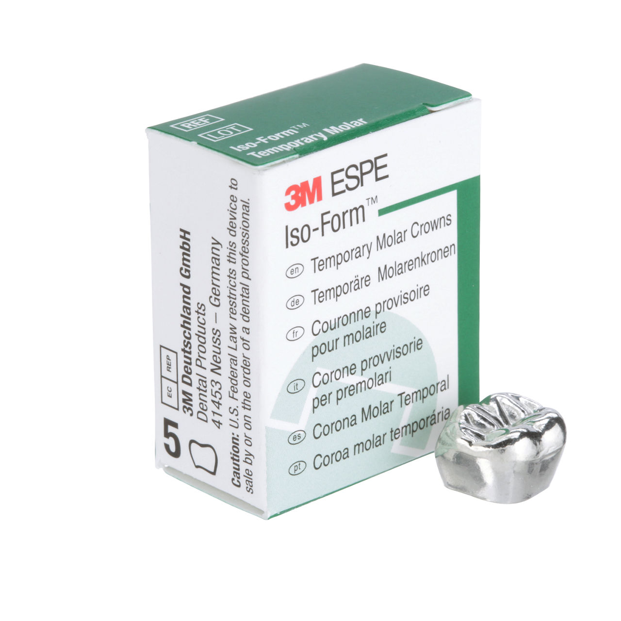 3M ESPE Iso-Form First Molar Replacement Crown, L-68, lower right