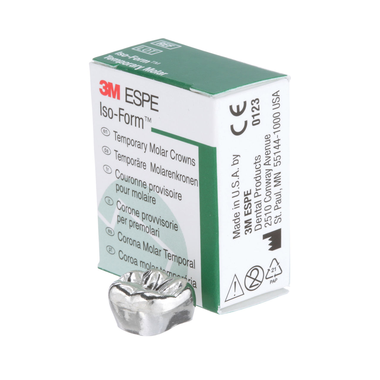 3M ESPE Iso-Form First Molar Replacement Crown, L-68, lower right