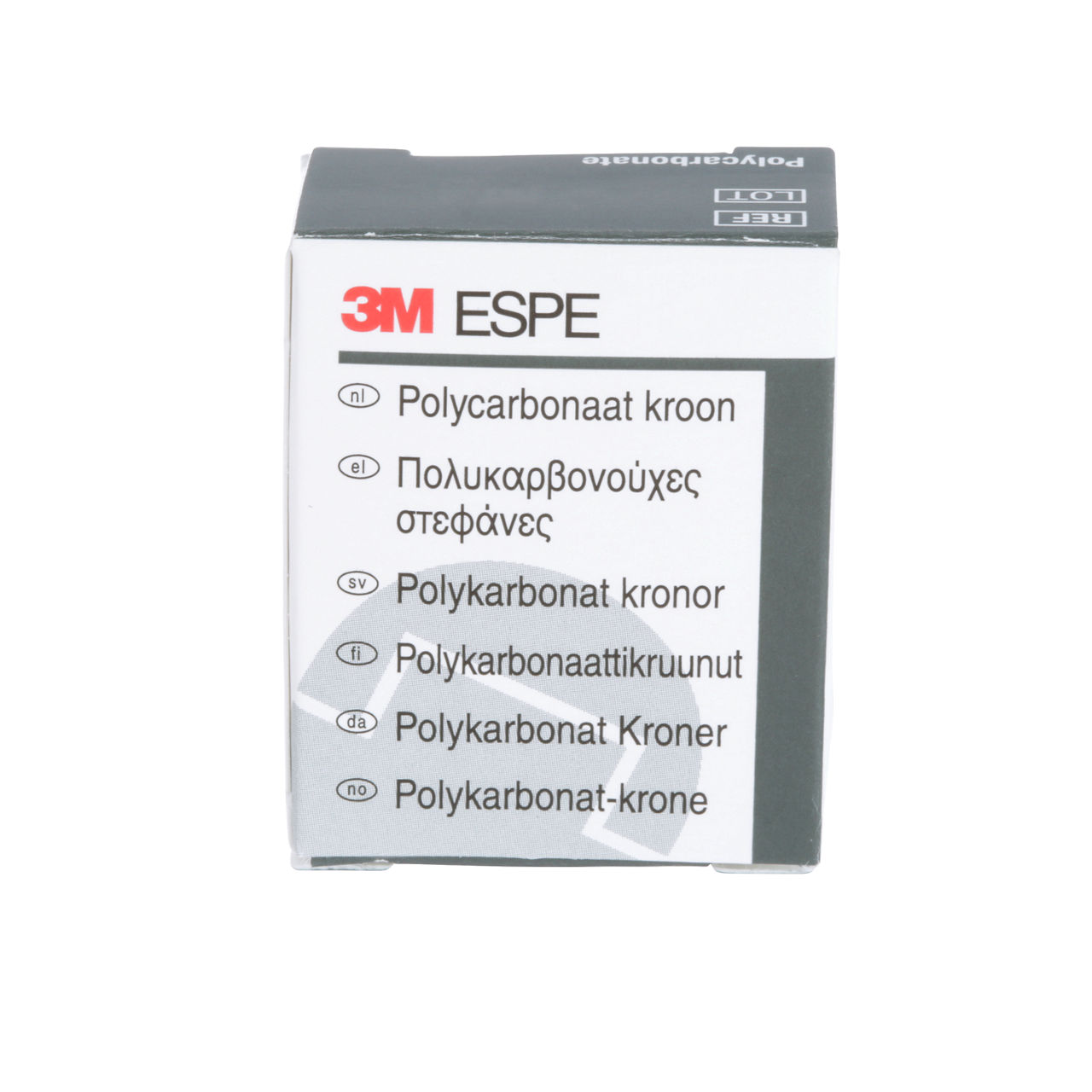3M ESPE Polycarbonate Replacement Crown, upper left central, #15