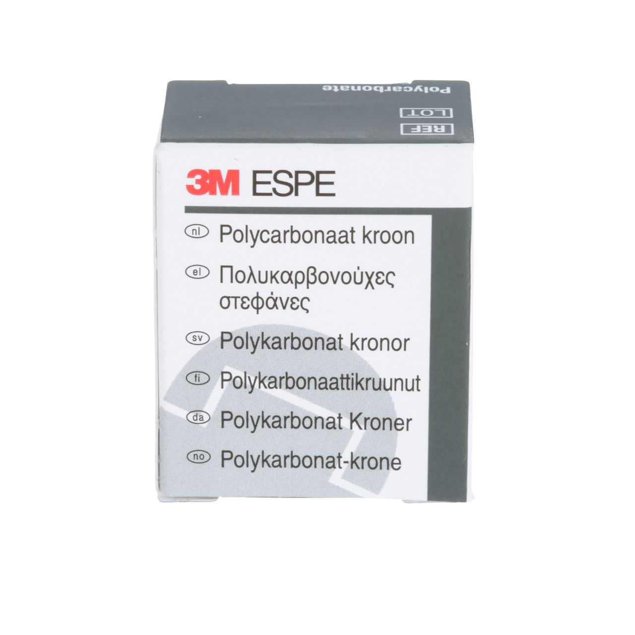 3M ESPE Polycarbonate Replacement Crown, upper left central, #16