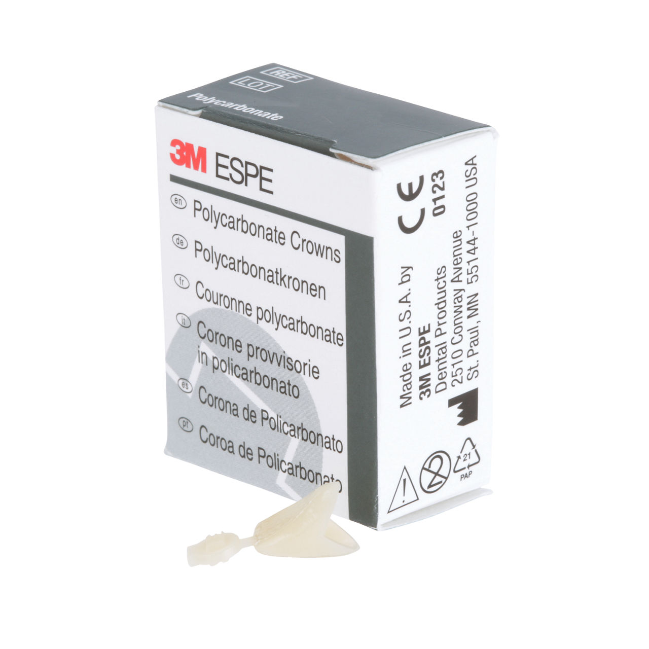 3M ESPE Polycarbonate Replacement Crown, upper left lateral, #27