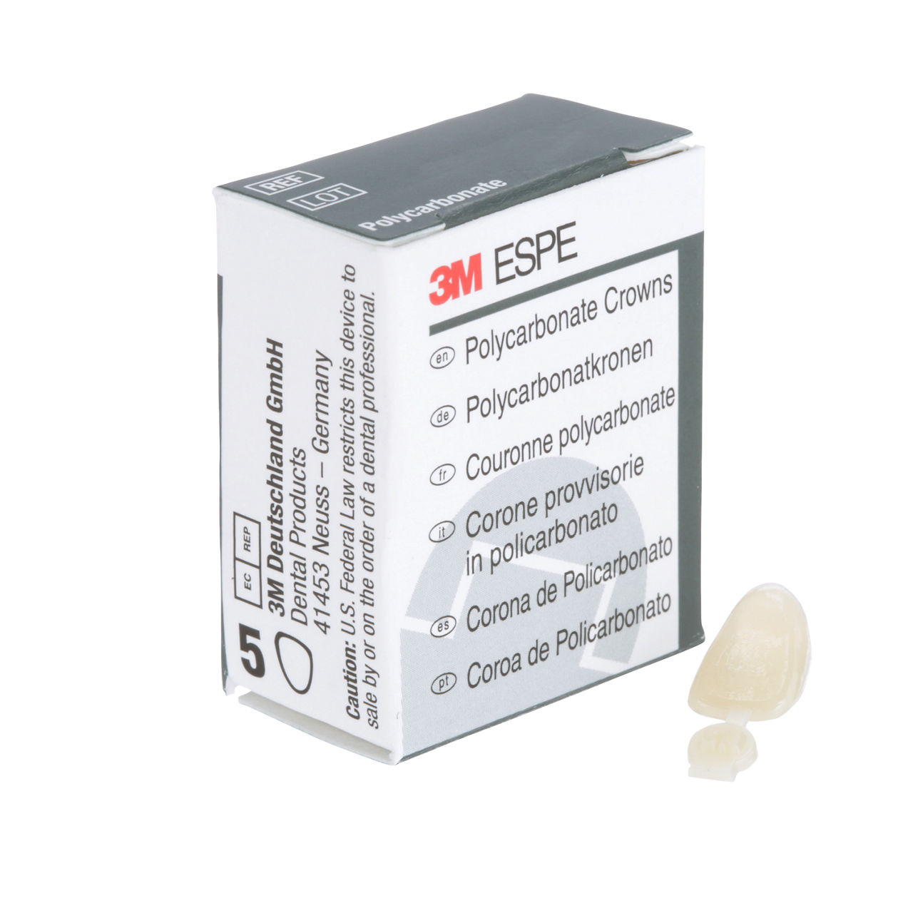 3M ESPE Polycarbonate Replacement Crown, upper left lateral, #29