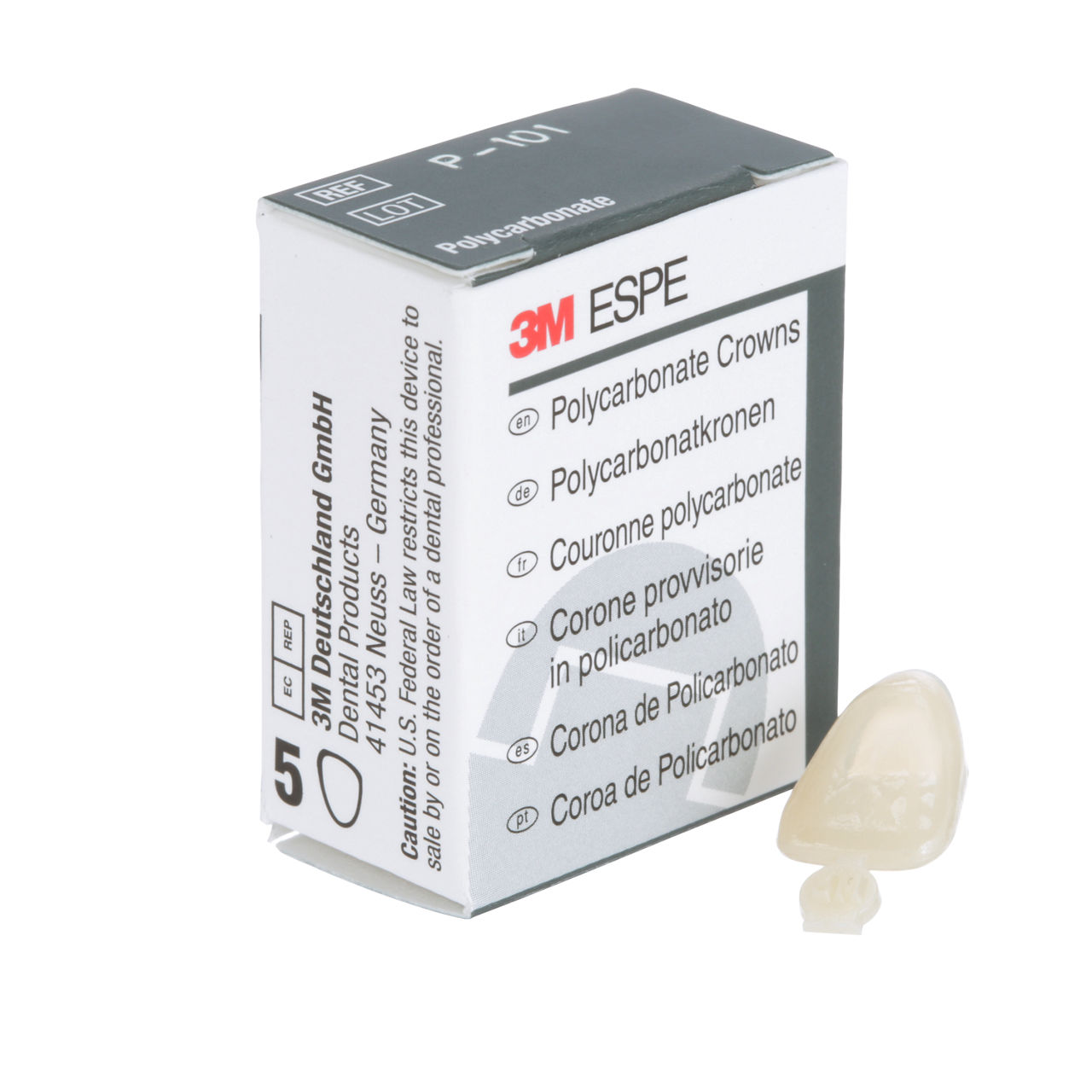 101 POLYCARBONATE REPLACE CRN 5/PAC