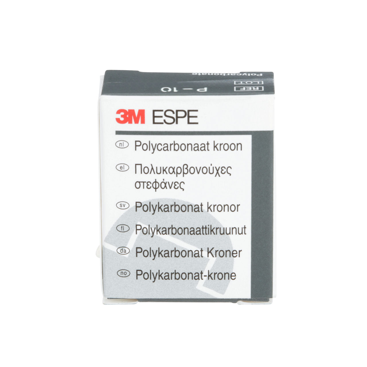 3M ESPE Adult Antrr Plcrbnt Rplcmnt Crn, U/R Cntrl, Size 10, 10