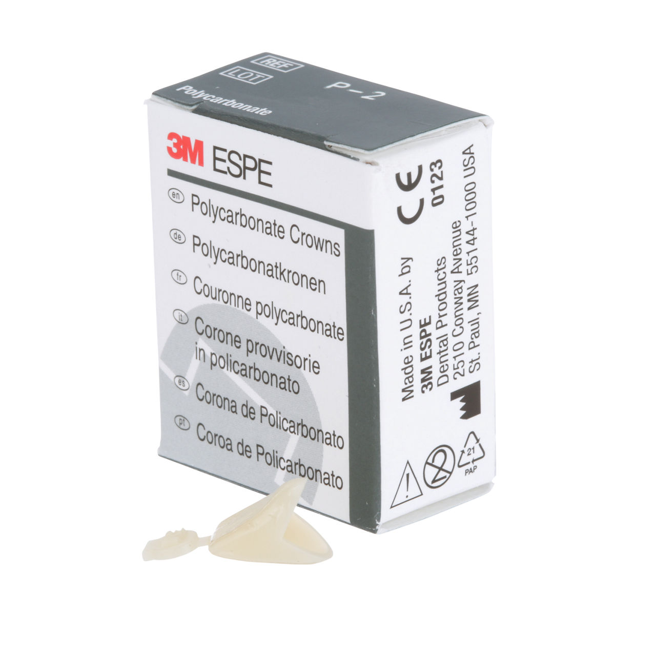 2 POLYCARBONATE REPLACE CRN 5/PAC