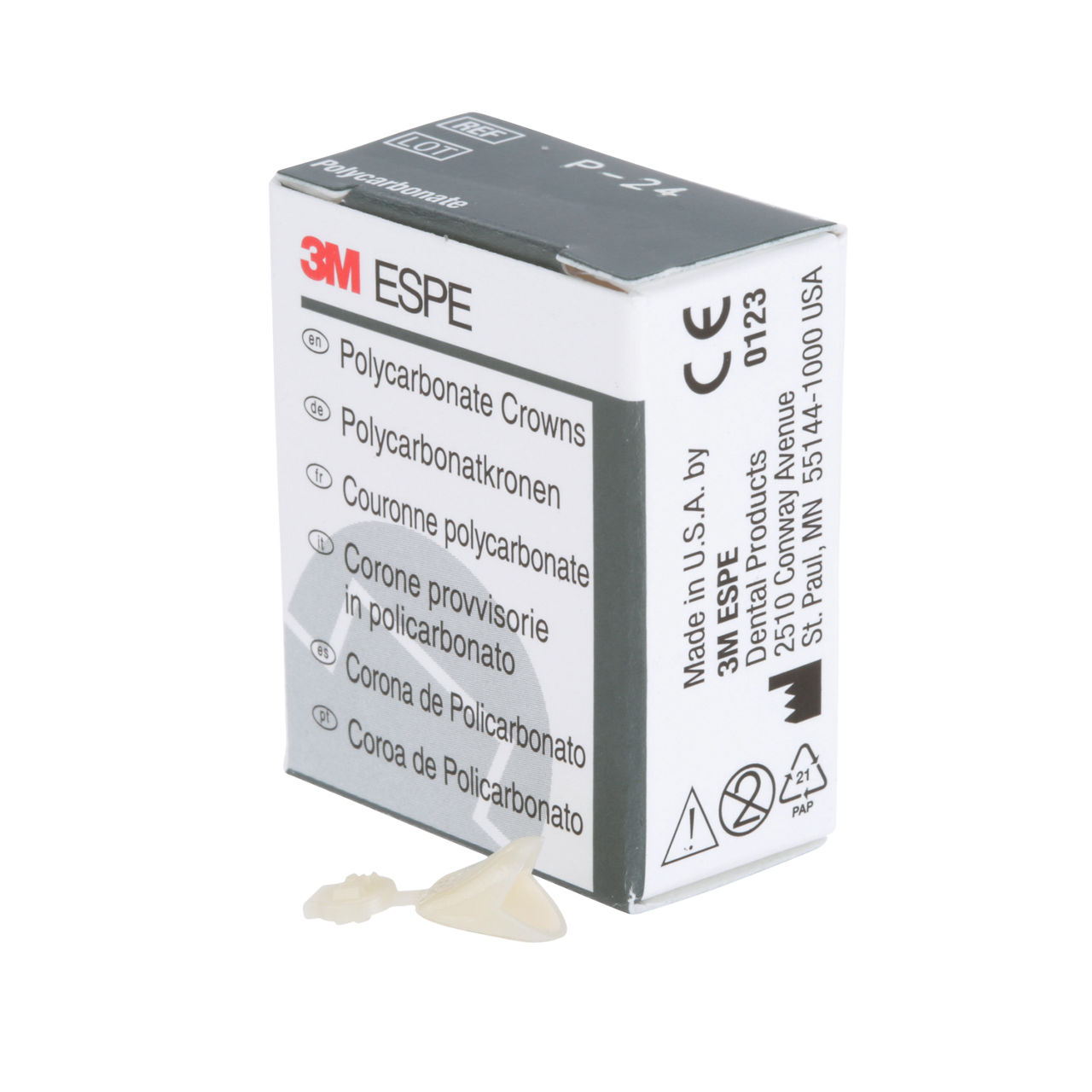 24 POLYCARBONATE REPLACE CRN 5/PAC