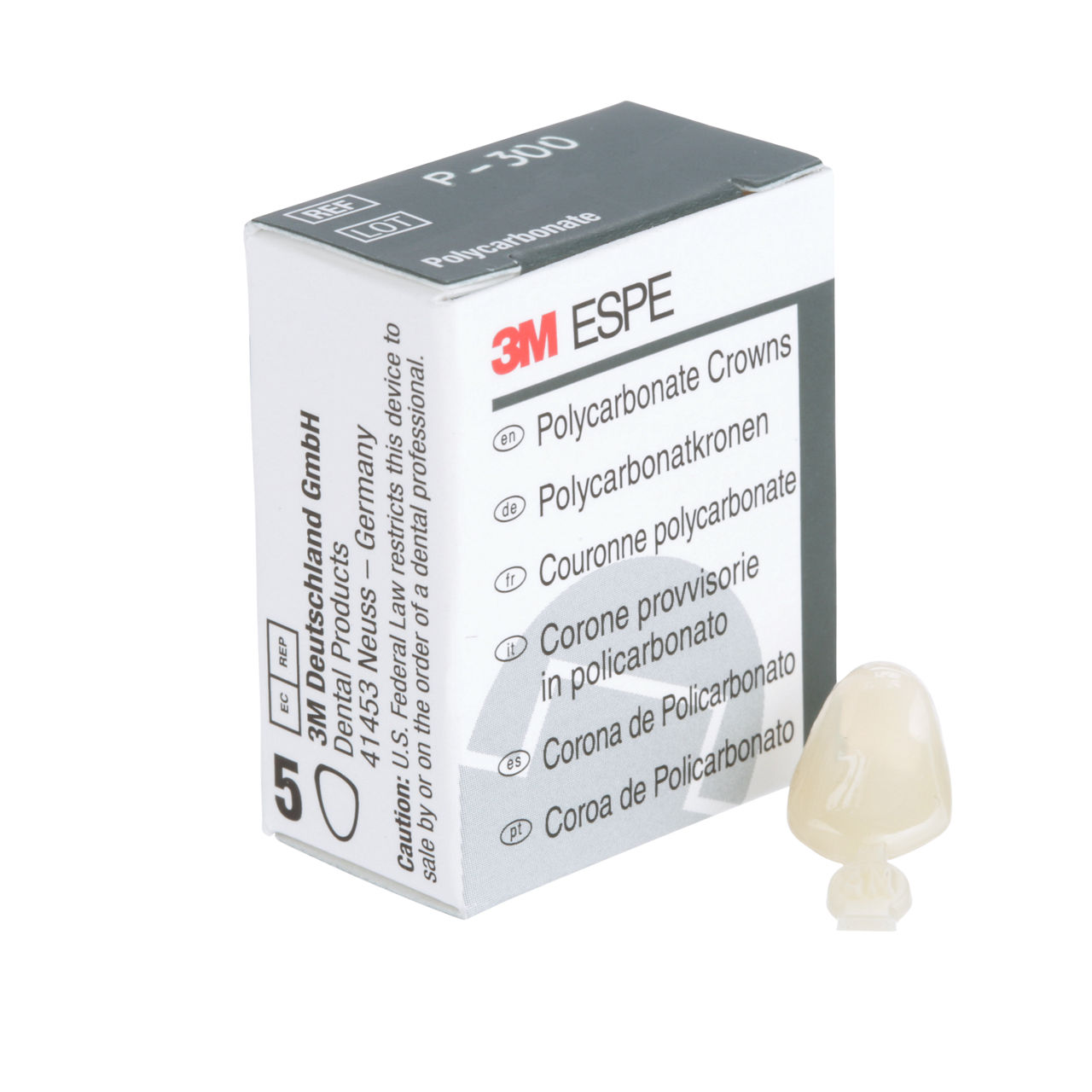 300 POLYCARBONATE REPLACE CRN 5/PAC