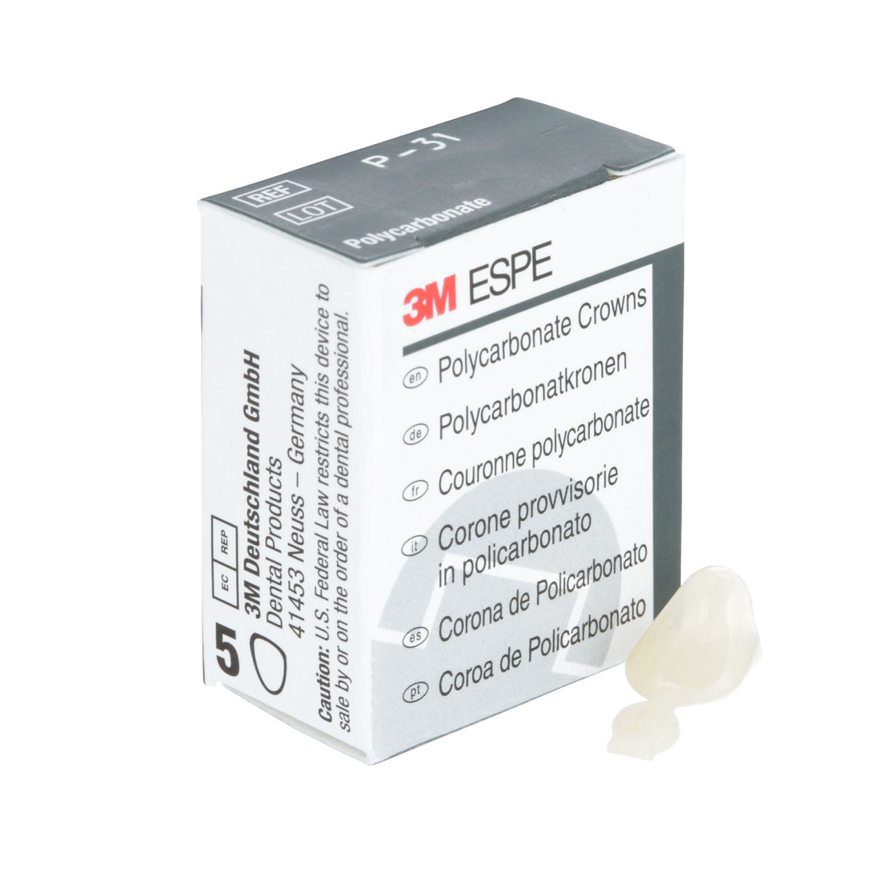 31 POLYCARBONATE REPLACE CRN 5/PAC