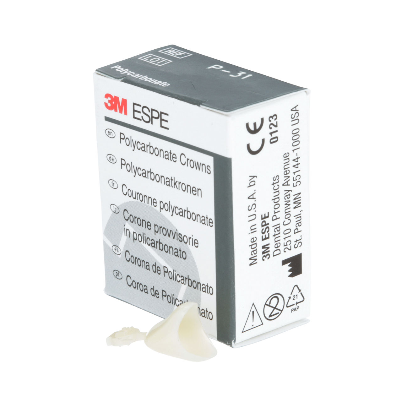 31 POLYCARBONATE REPLACE CRN 5/PAC