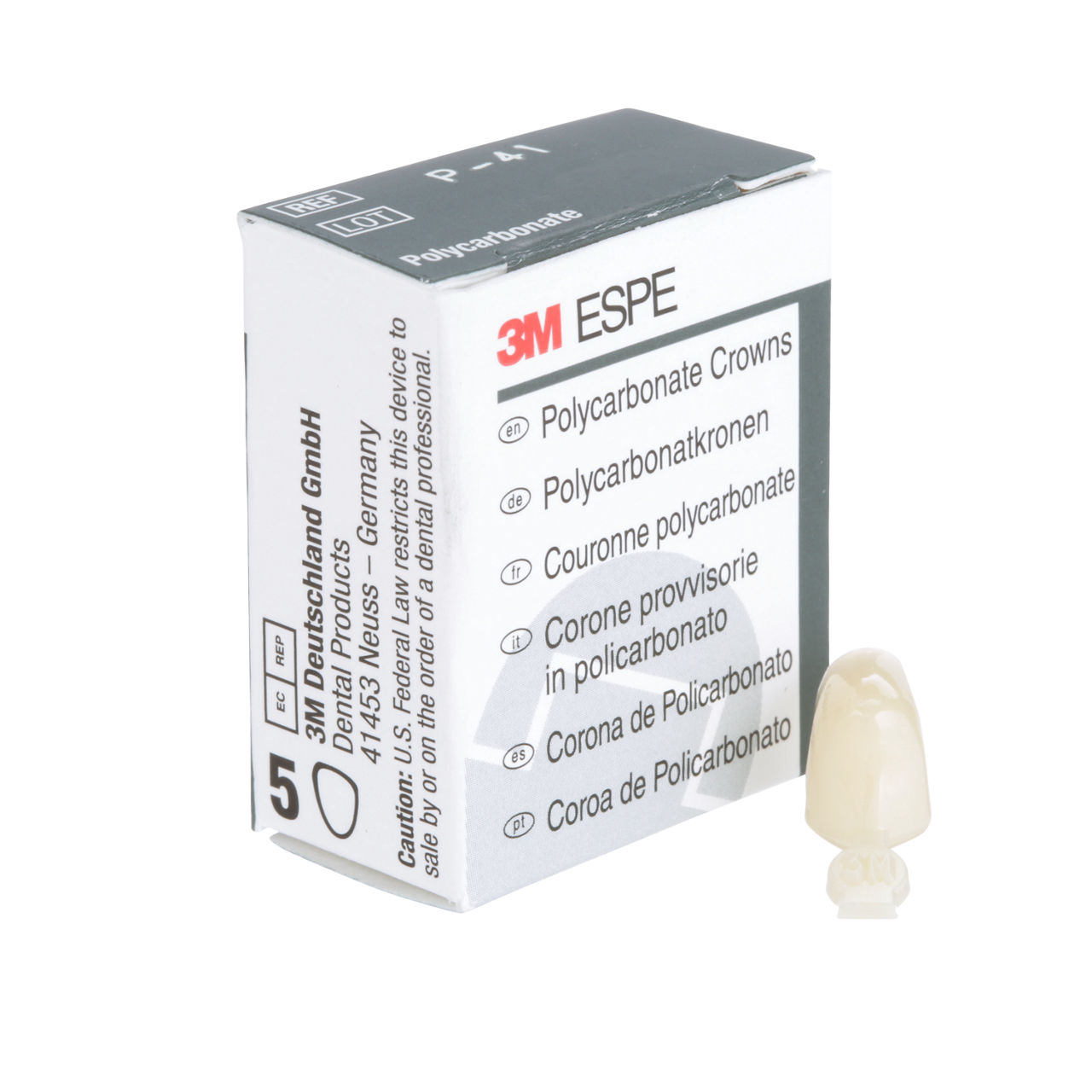 41 POLYCARBONATE REPLACE CRN 5/PAC