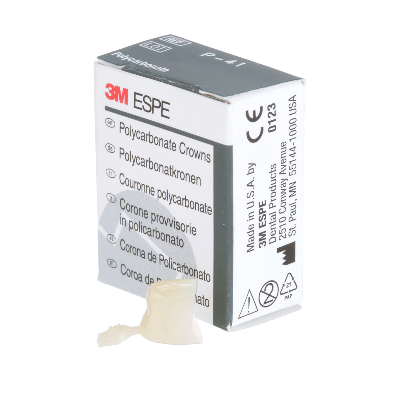 41 POLYCARBONATE REPLACE CRN 5/PAC