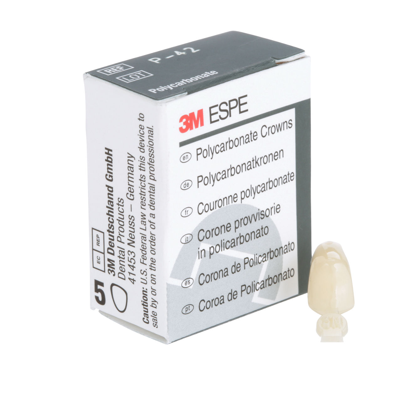 42 POLYCARBONATE REPLACE CRN 5/PAC