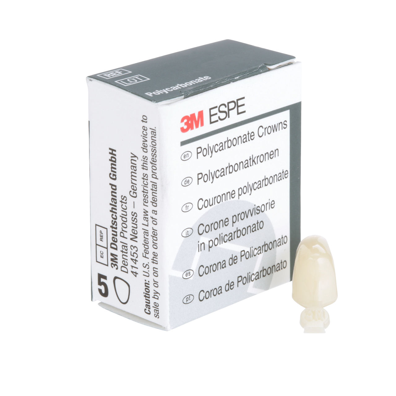 3M ESPE Polycarbonate Replacement Crown, second bicuspid, #51