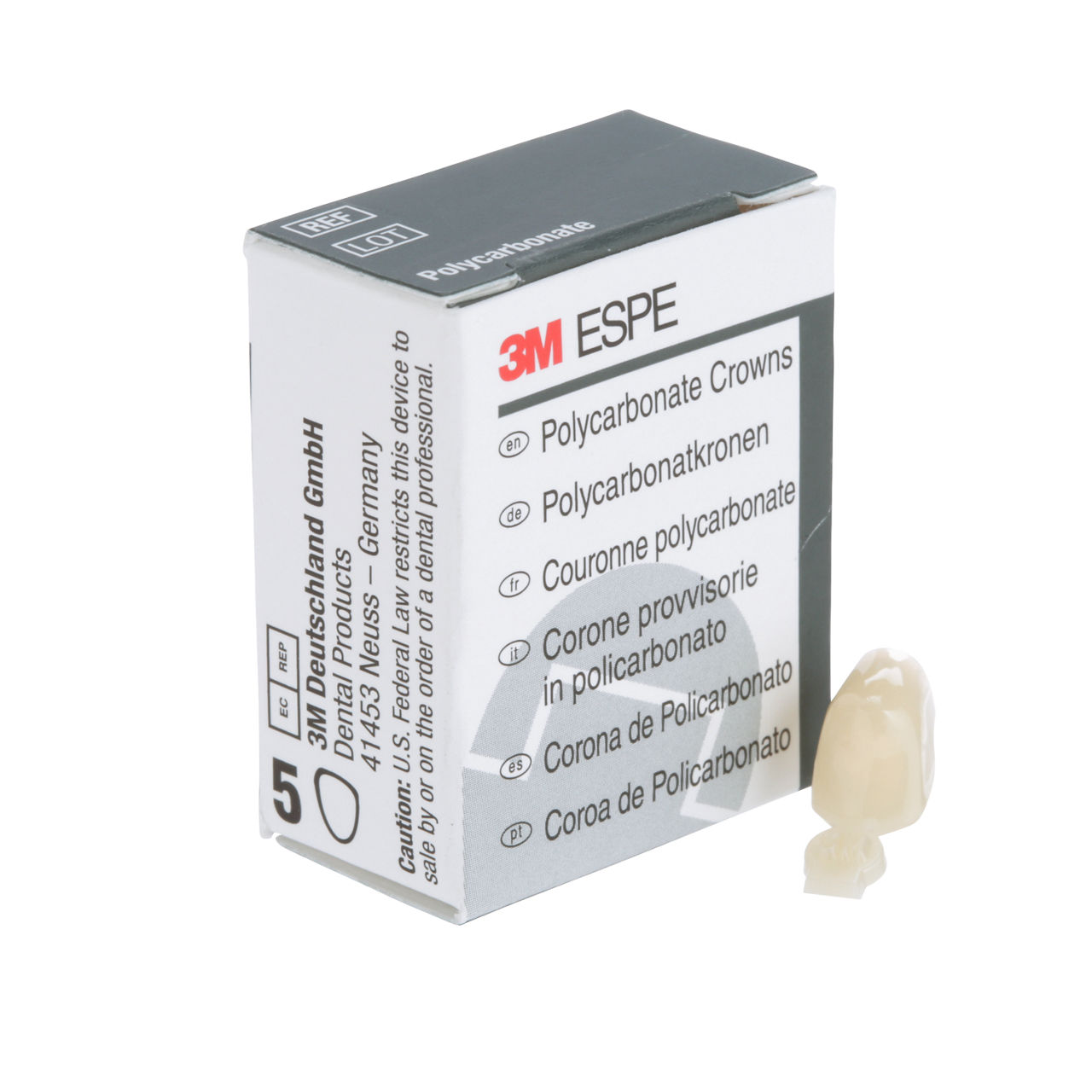 3M ESPE Polycarbonate Replacement Crown, second bicuspid, #53