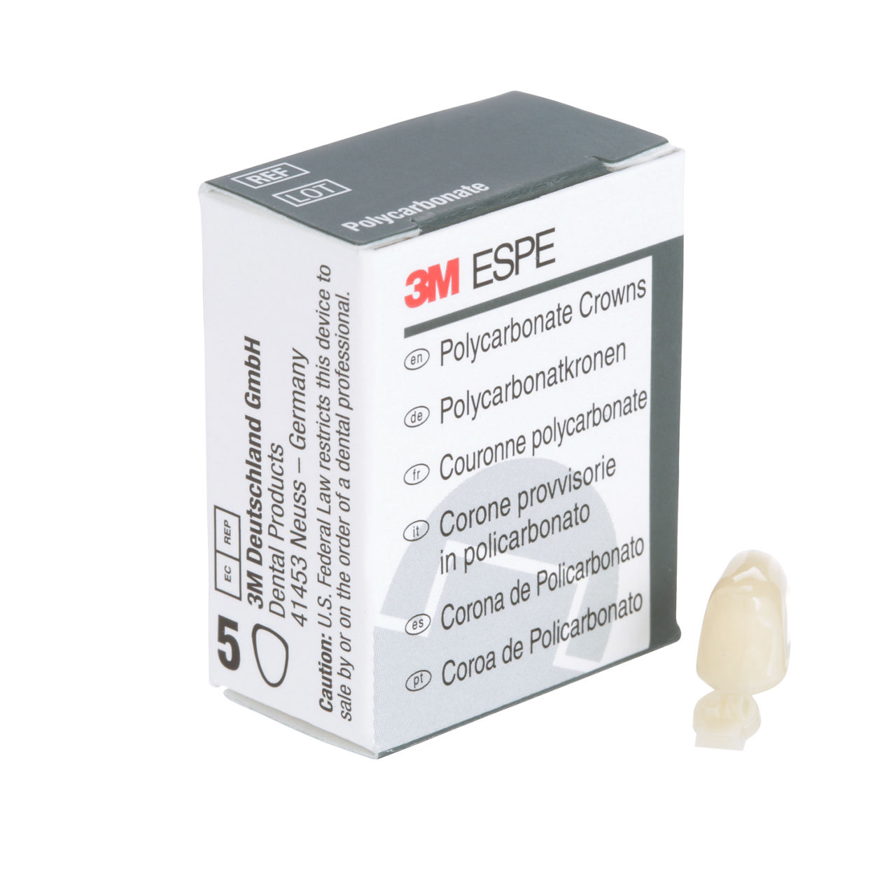 3M ESPE Polycarbonate Replacement Crown, second bicuspid, #54