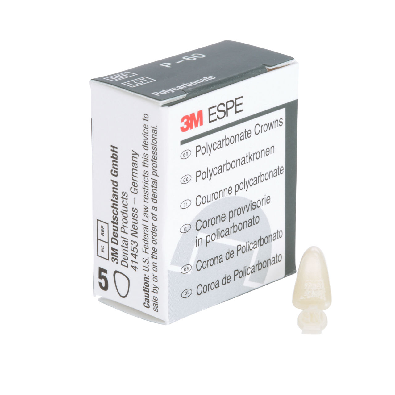 60 POLYCARBONATE REPLACE CRN 5/PAC