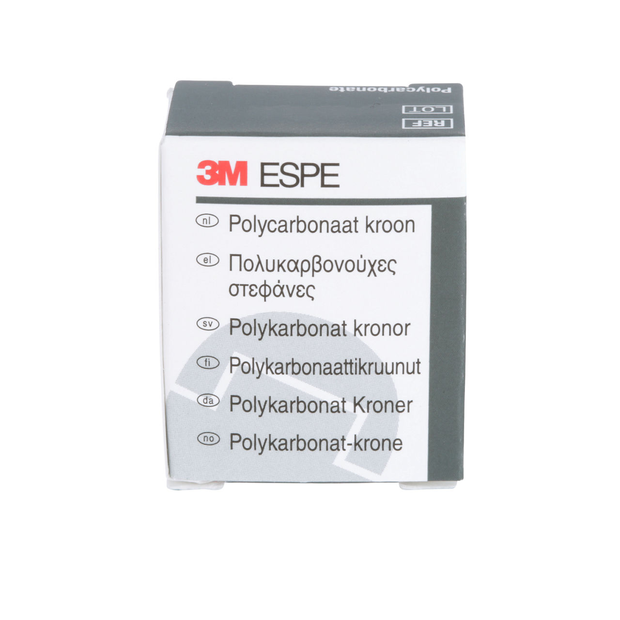 3M ESPE Polycarbonate Replacement Crown, short lower anterior, #65
