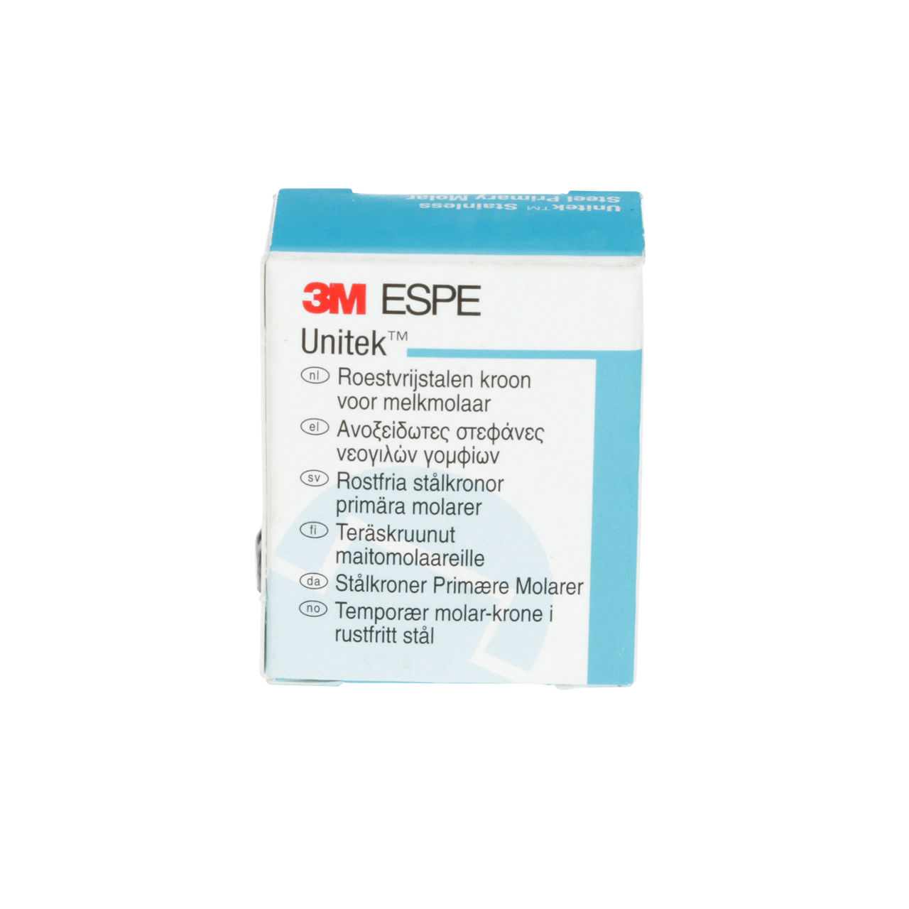 3M ESPE Unitek Stainless Steel Second Primary Molar Crown, 900224, upper right, size 4