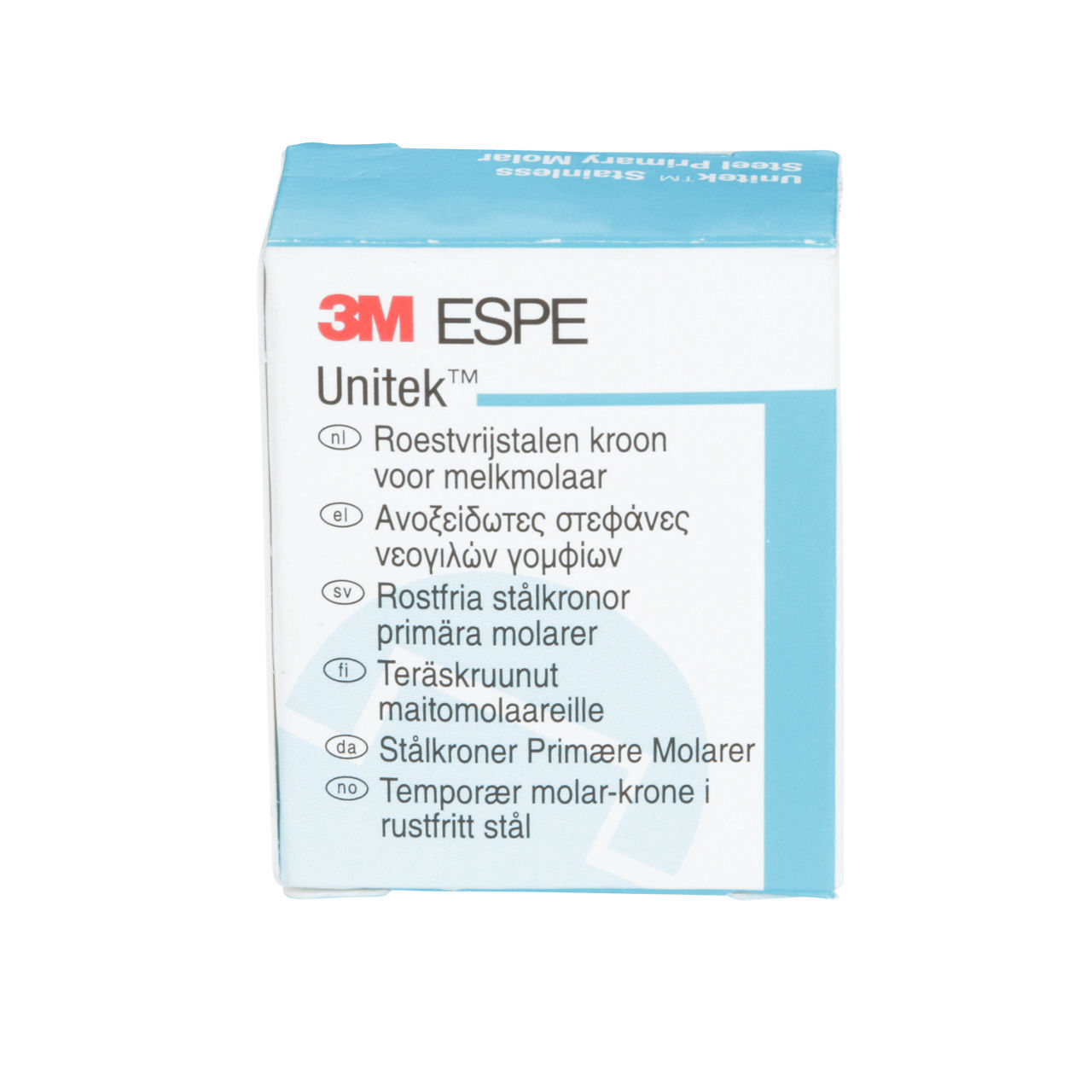 3M ESPE Unitek Stainless Steel Second Primary Molar Crown, 900225, upper right, size 5