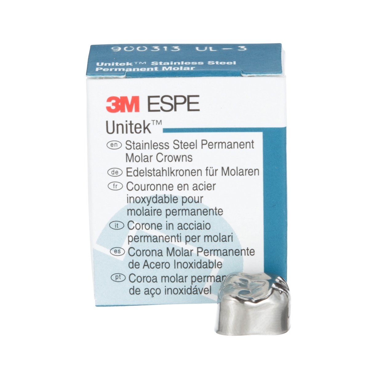 3M Unitek Stainless Steel Permanent Molar Crowns