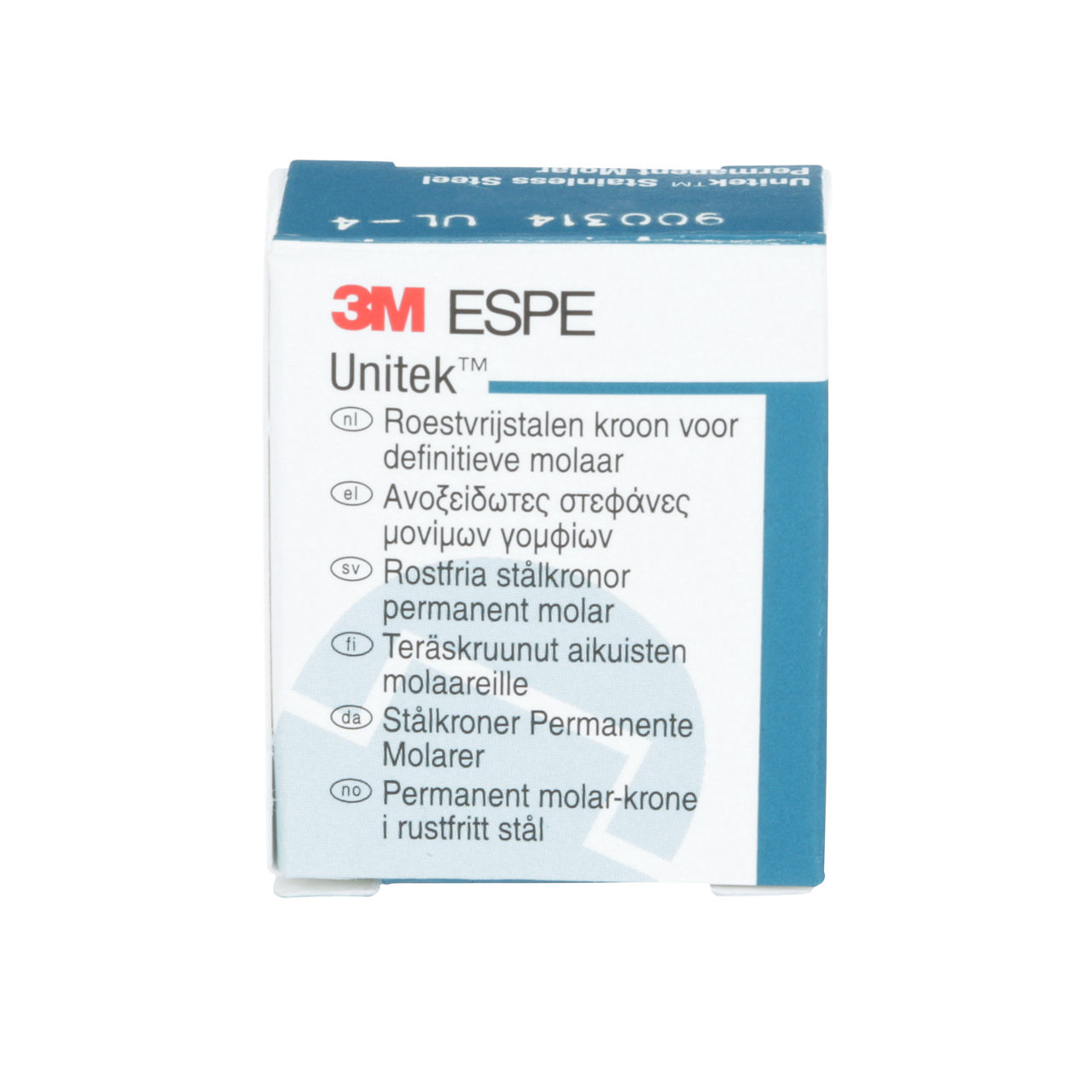 900314 UNITEK 1ST PERM SS MOL UL-4 5/PAC