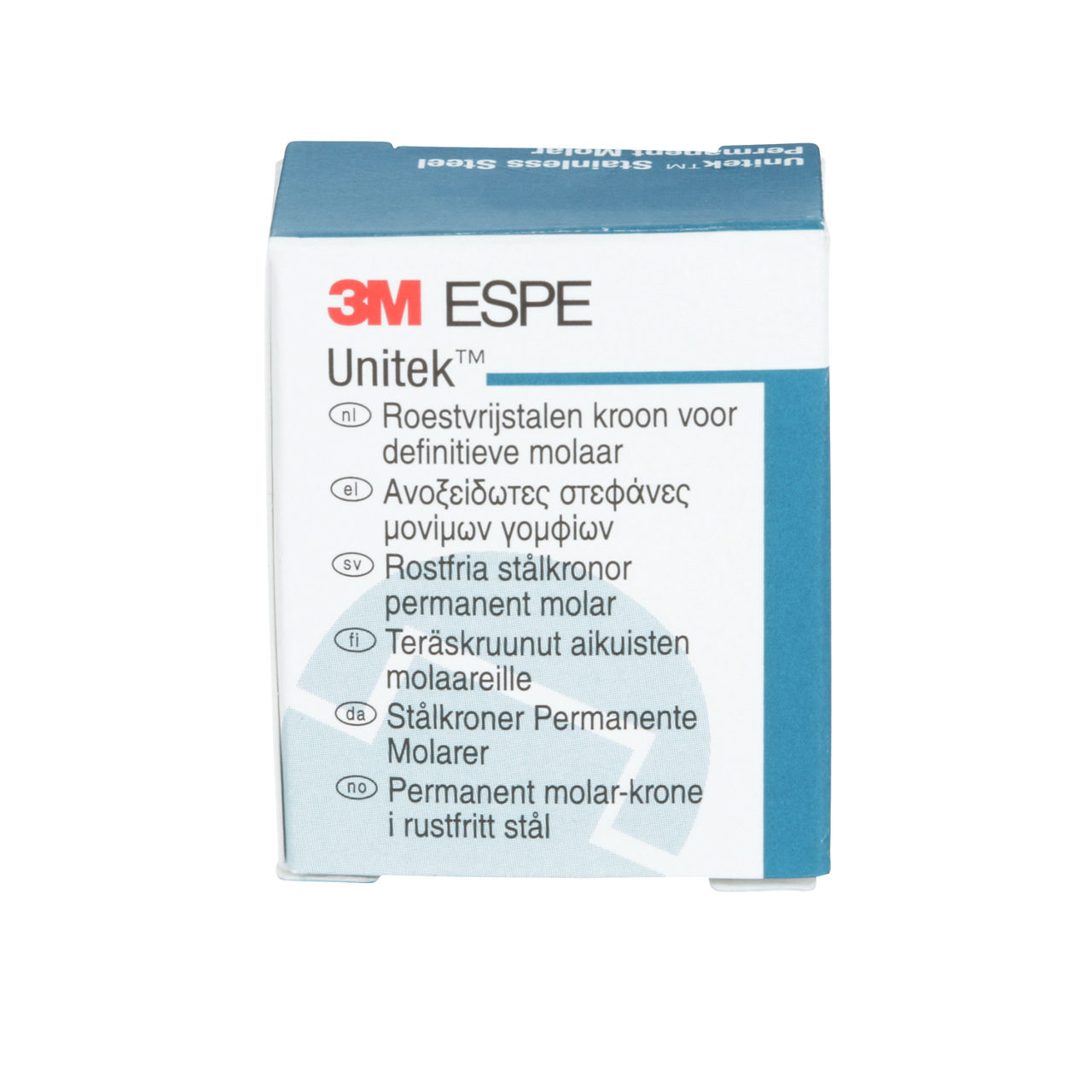 3M ESPE Unitek Stainless Steel First Permanent Molar Crown, 900325, upper right, size 5