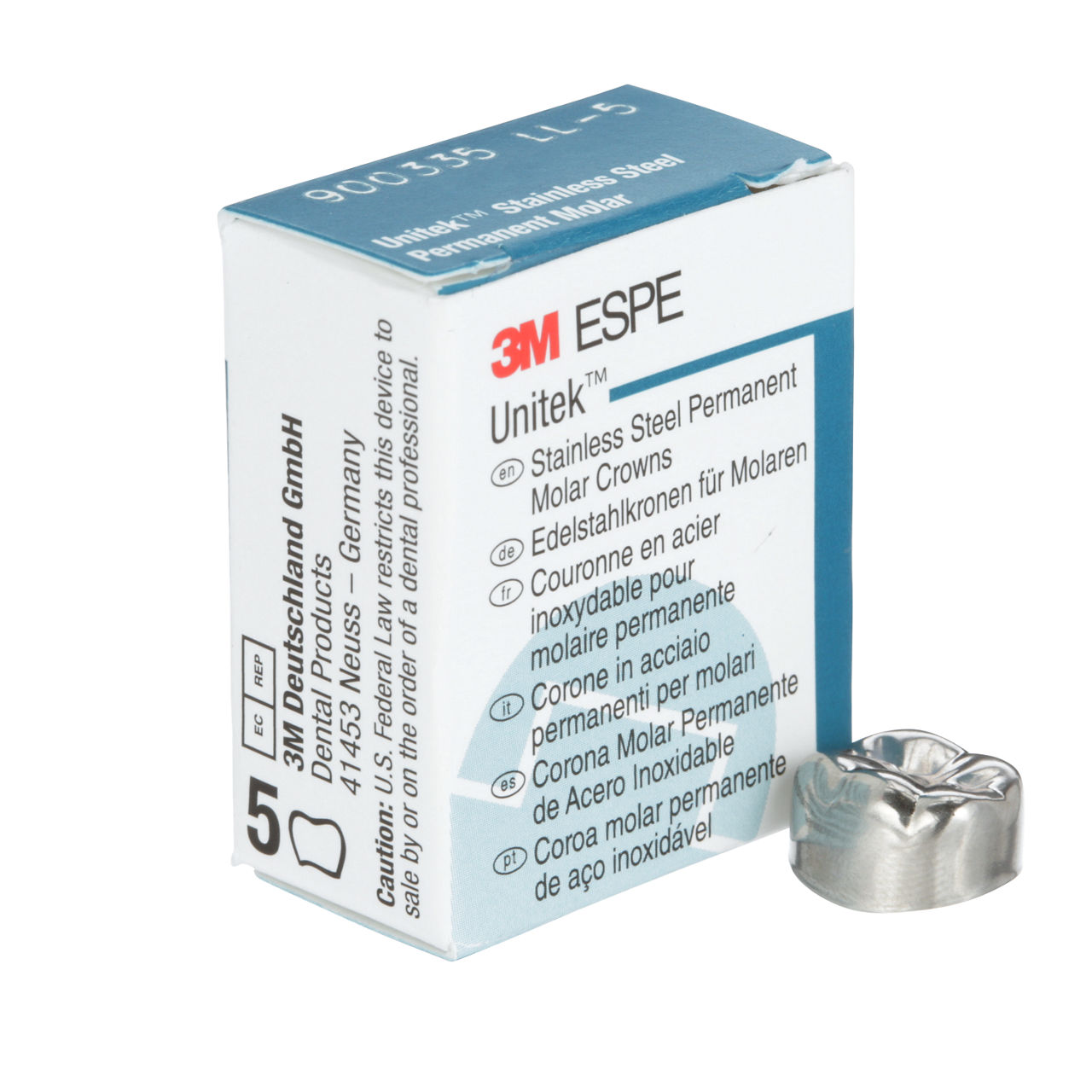 900335 UNITEK 1ST PERM SS MOL LL-5 5/PAC