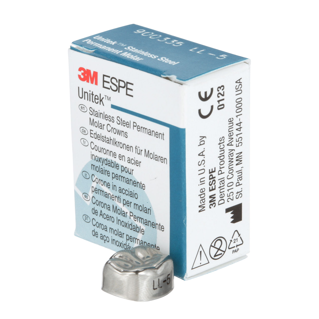 900335 UNITEK 1ST PERM SS MOL LL-5 5/PAC