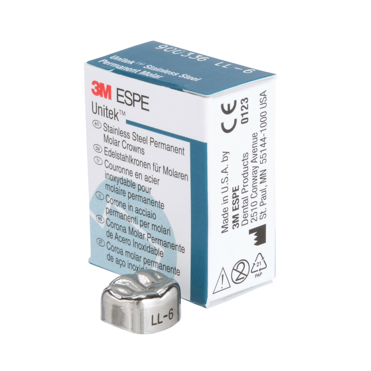 900336 UNITEK 1ST PERM SS MOL LL-6 5/PAC