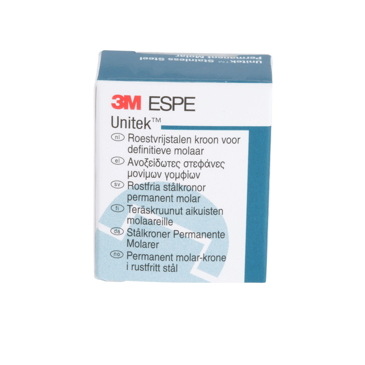 3M ESPE Unitek Stainless Steel First Permanent Molar Crown, 900346, lower right, size 6