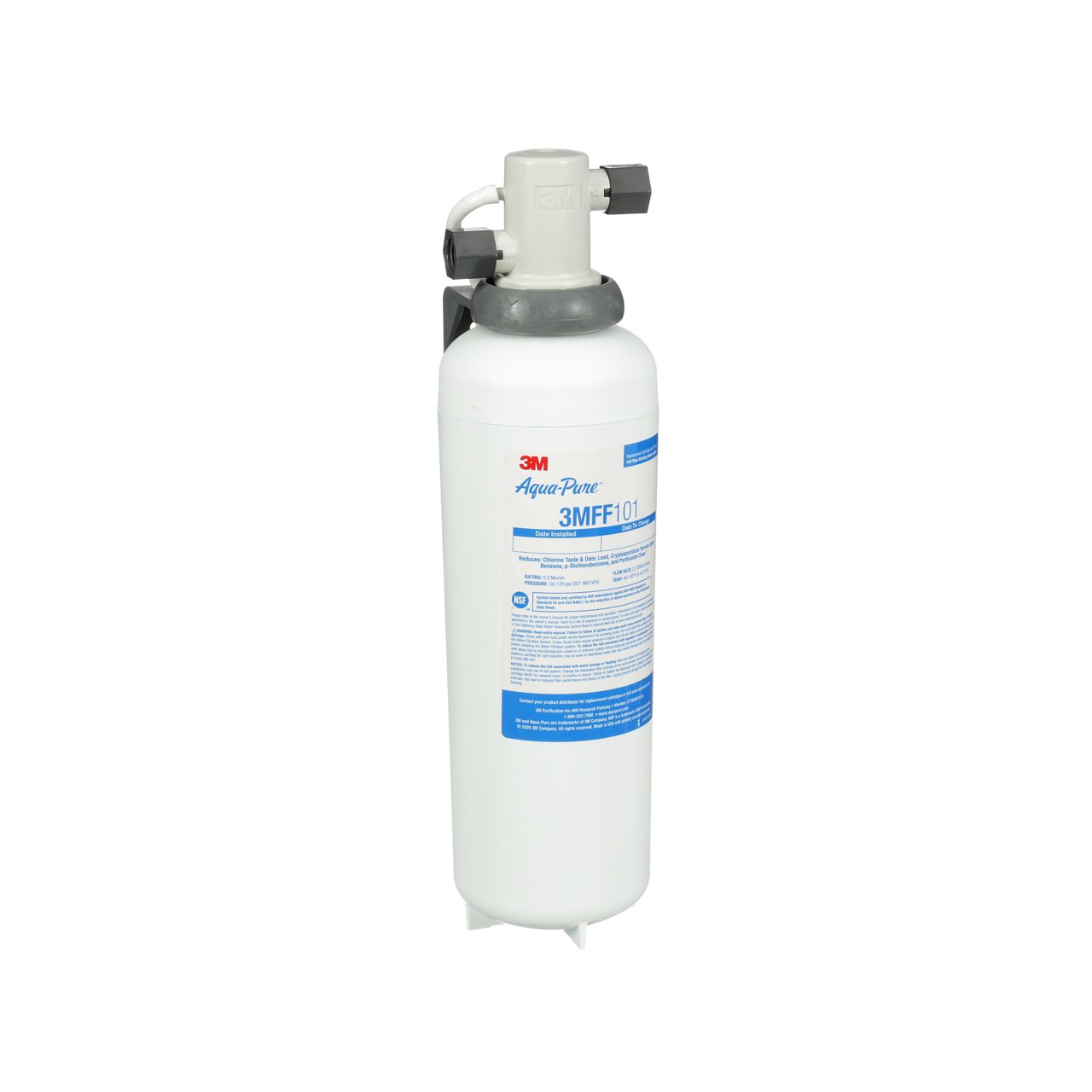 7000125866. Right. 3M™ Under Sink Full Flow Water Filter System 3MFF100.