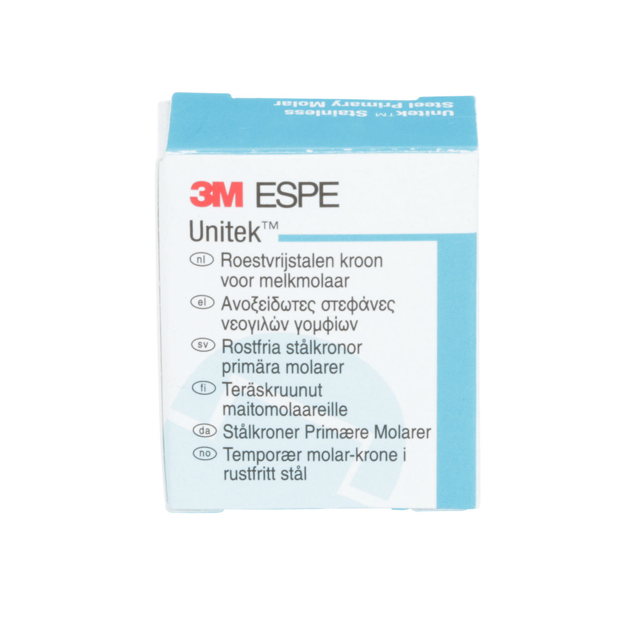 3M ESPE Unitek Stainless Steel First Primary Molar Crown, 900146, lower right, size 6