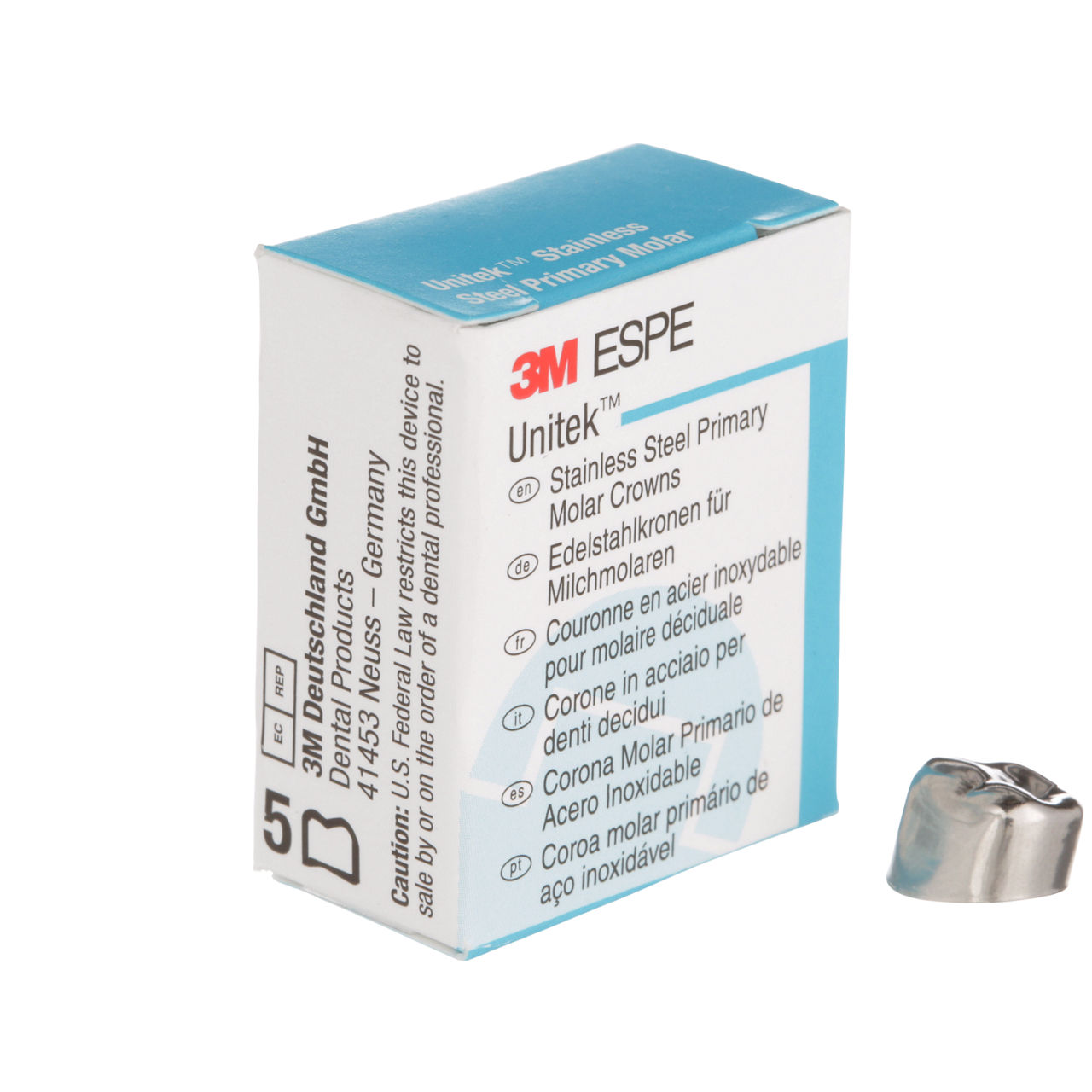 900147 UNITEK 1ST PRIM SS MOL LR-7 5/PAC